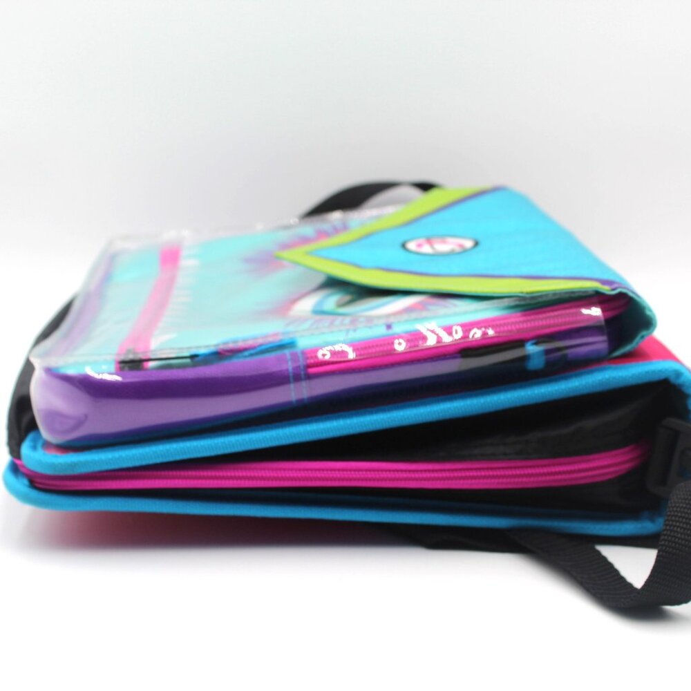 Case it Universal Monster Zipper 3 Ring Binder with Removable Laptop Sleeve CUTE - Picture 3 of 12